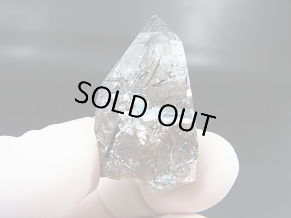 画像1: ベトナム・タインホア産アクアマリン/ショール付きスモーキー水晶 13.0g