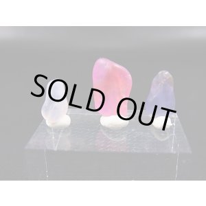 画像: ベトナムLuc Yen産シルキーサファイア原石(自然研磨) 3点セット トータル 7.6カラット