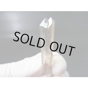 画像: 南アフリカ・オレンジリバー産シトリンカラースモーキー水晶(タントリックツイン) 8.1g