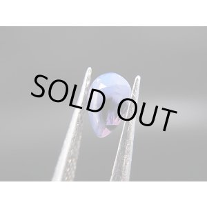 画像: ベトナムLuc Yen産シルキーサファイア・ルース(ペアシェイプ/バイカラー) 0.4カラット