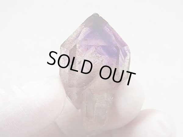 画像1: ジンバブエ産シャンガーンアメジスト原石（エレスチャル/セプター/水入り） 17.0g