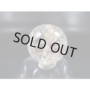 画像: ブラジル産水晶(チューブインクルージョン)粒売りビーズ 18.5mm