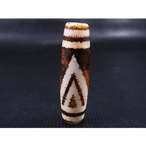 画像: 「一眼山形」現代天珠 直径約13.5×48mm