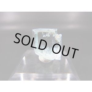 画像: ジェムグレード宝石需要品質：ベトナム産アクアマリン柱状結晶原石 12.8カラット