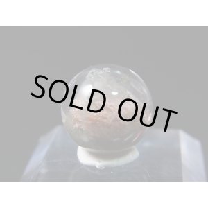 画像: ブラジル・ミナスジェライス州産ガーデン水晶(ファントム)丸玉 13.5mm