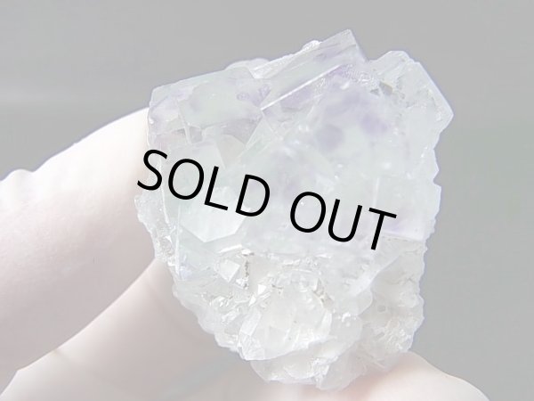 画像1: ヤオガンシャン産トリカラーフローライト原石 28.9g