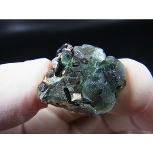 画像: ナミビア・エロンゴ産フローライト&ショール原石 7.8g