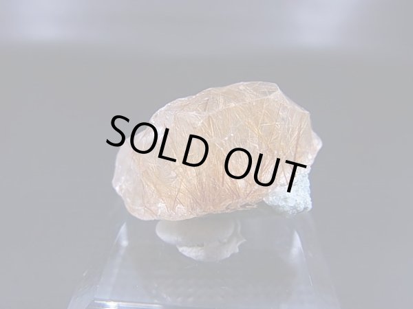 画像1: インド・マニハール産ゴールドルチルイン水晶原石 7.0g