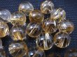 画像2: ブラジル産タイチンルチルインクリア水晶粒売りビーズ 9mm平均
