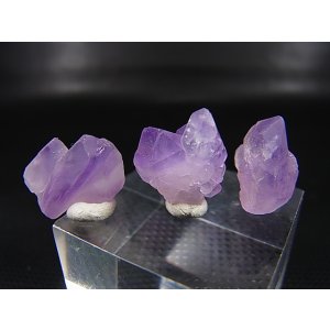 画像: ベトナム・ハザン産ラベンダーアメジスト 3点セット トータル 6.0g