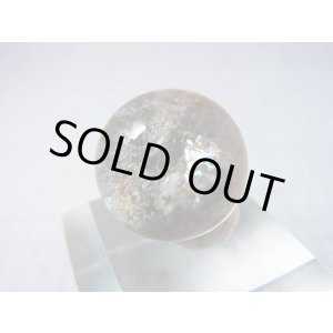 画像: ブラジル・ミナスジェライス州産ガーデン水晶丸玉(レインボー入り) 14.5mm