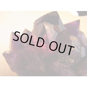 画像: コンゴ産カラーシフト/ディープカラーアメジストクラスター 278.1g