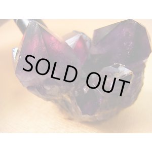 画像: コンゴ産カラーシフト/ディープカラーアメジストクラスター 175.1g