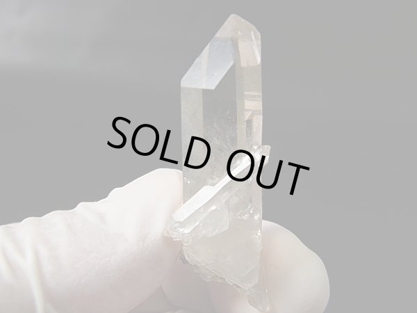 画像1: ノルウェー産ウォータークリア・ライトスモーキークオーツ 13.2g