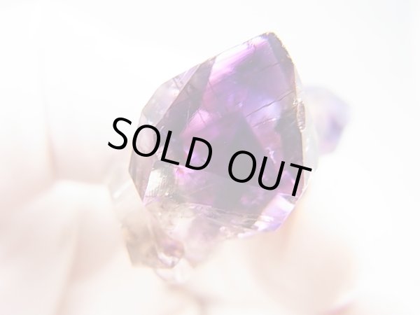 画像2: ジンバブエ産シャンガーンアメジスト原石（エレスチャル/連勝） 13.2g