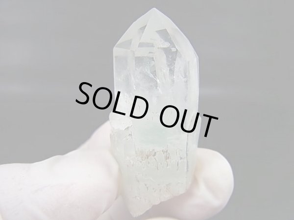 画像2: マダガスカル産フックサイトイン水晶ポイント（グリーンファントム） 16.6g