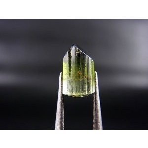 画像: コンゴ産バイカラートルマリン原石(グリーン/カラーレス) 1.3カラット