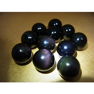 画像: メキシコ産レインボーオブシディアン丸玉 20mm