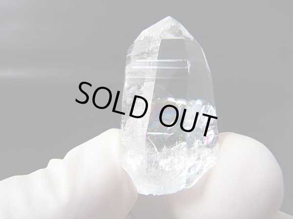 画像1: ペーニャブランカ産コロンビアン・レムリアンシード水晶ポイント（レインボー入り） 9.9g