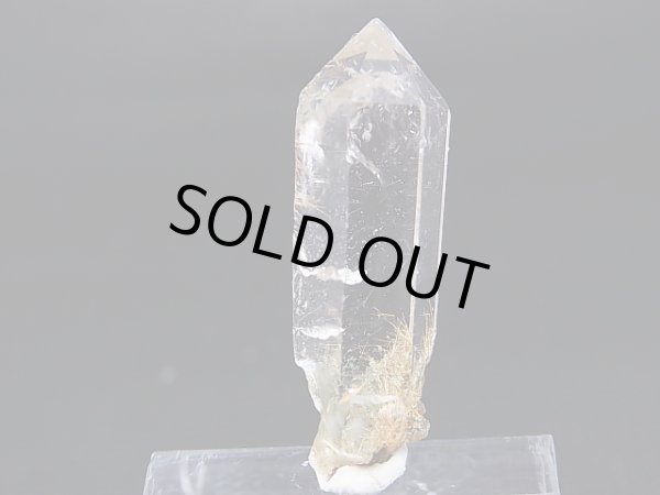 画像1: インド・マニハール産クリア水晶（ゴールドルチル入り） 5.0g