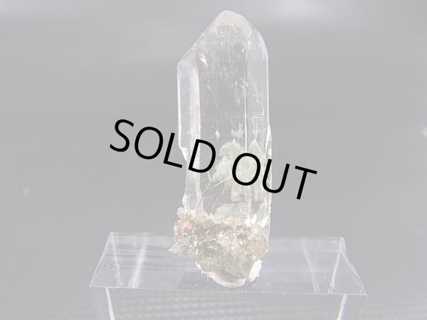 画像1: インド・マニハール産ウォータークリア水晶（ゴールドルチル入り） 2.8g