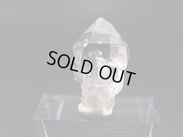 画像1: インド・マニハール産ウォータークリア水晶（ゴールドルチル入り） 3.0g