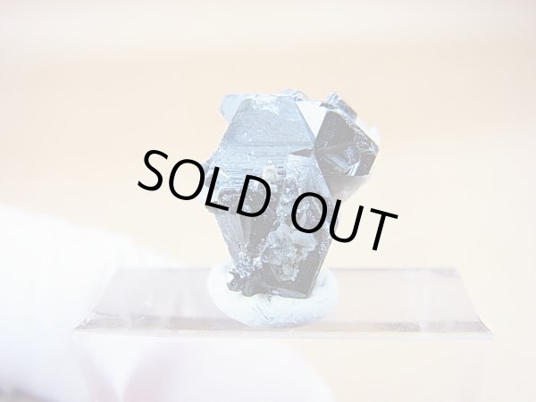 画像1: ノルウェー産アナテース原石結晶（貫入り/レッド透過） 2.6g