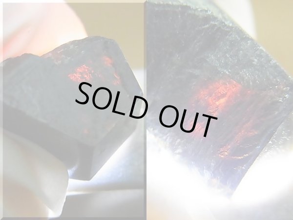 画像2: ノルウェー産アナテース原石結晶（レッド透過） 3.8g