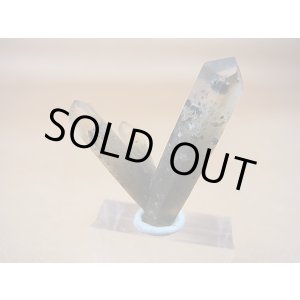 画像: ノルウェー産水晶ポイント（アクチノライト/ヘマタイト入り/連晶） 5.6g