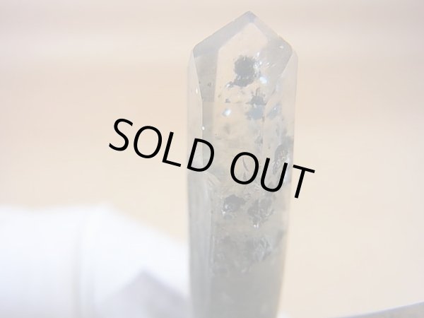 画像2: ノルウェー産水晶ポイント（アクチノライト/ヘマタイト入り/連晶） 5.6g