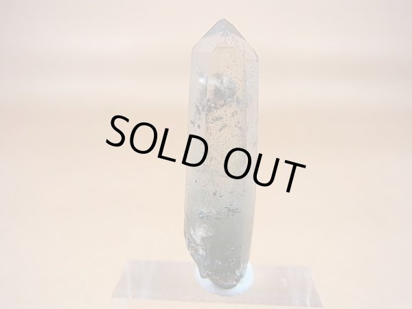 画像1: ノルウェー産水晶ポイント（アクチノライト/ヘマタイト入り） 3.8g