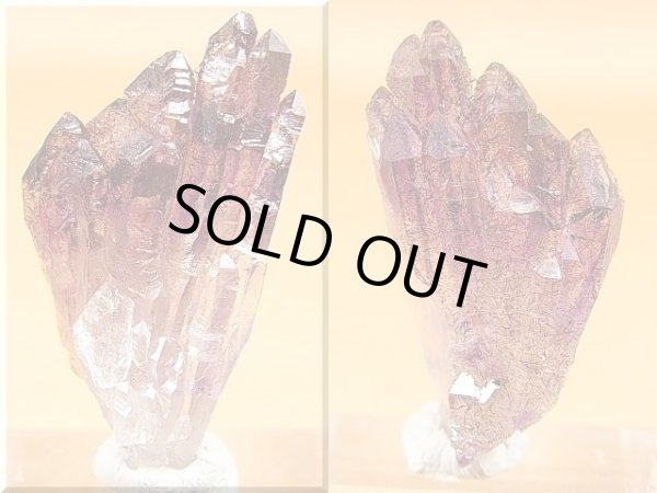 画像1: インド・カルール産エレスチャルアメジスト原石（連晶） 4.3g