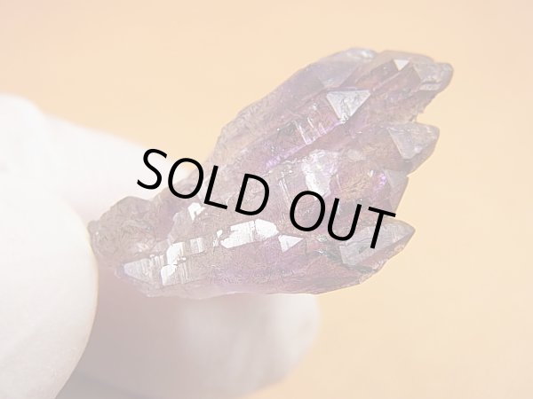 画像2: インド・カルール産エレスチャルアメジスト原石（連晶） 4.3g