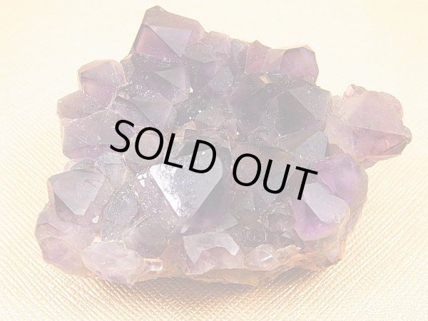 画像2: コンゴ産カラーシフト/ディープカラーアメジストクラスター 126.9g