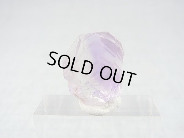 画像1: ミャンマー・モゴック産ラベンダーアメジスト原石 2.4g