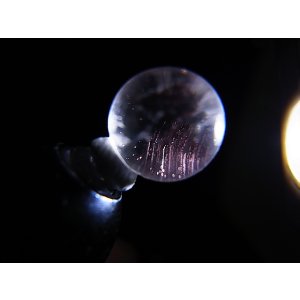 画像: マダガスカル産ピンクエンジェルラダー水晶丸玉 9.5mm