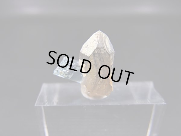 画像1: ベトナム・タインホア産アクアマリン付きスモーキー水晶（ブラックトルマリン付き） 1.4g