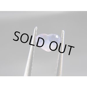 画像: ベトナムLuc Yen産シルキーサファイア・ルース（バイカラー/ハート） 0.4カラット