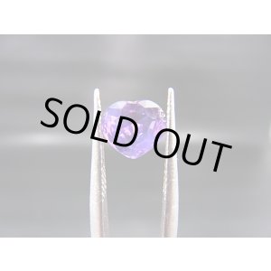 画像: ベトナムLuc Yen産シルキーサファイア・ルース（バイカラー/ハート） 0.9カラット