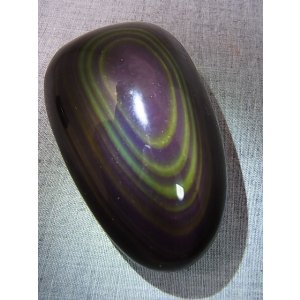 画像: メキシコ産レインボーオブシディアン研磨タンブル 281.6g