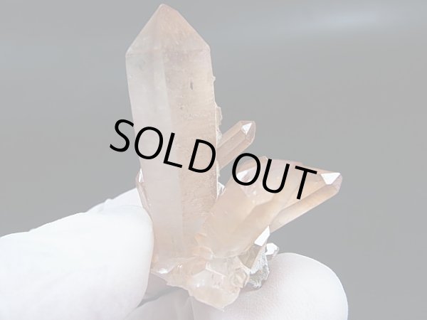 画像1: スウェーデン産ヘマタイト（タンジェリン）水晶ポイント（連晶） 16.2g