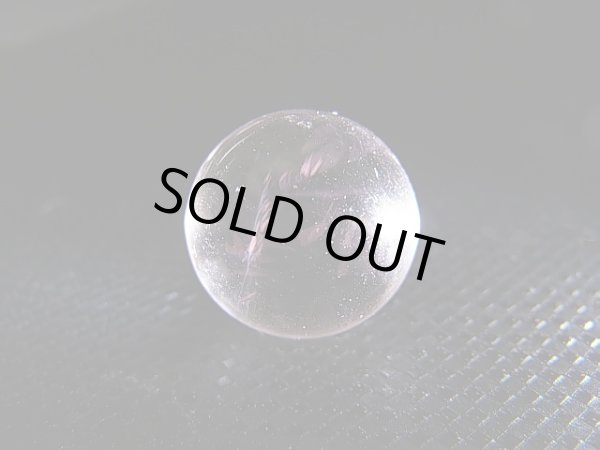 画像1: マダガスカル産ピンクエンジェルラダー水晶丸玉 16mm