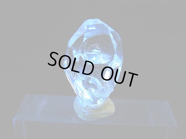 画像1: パキスタン・クエッタ産蛍光オイル入りＤＴ水晶（クオーツインクオーツ） 1.5g