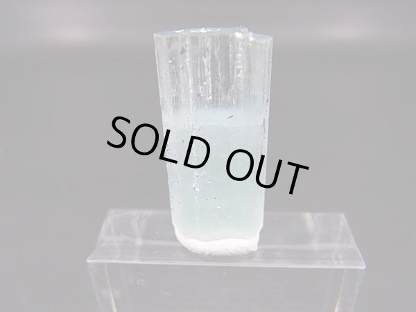 画像1: ジェムグレード宝石需要品質：ベトナム産アクアマリン柱状結晶原石 12.0カラット