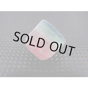 画像: アフガニスタン産バイカラートルマリン結晶原石(ウォーターメロンカラー) 12.8カラット