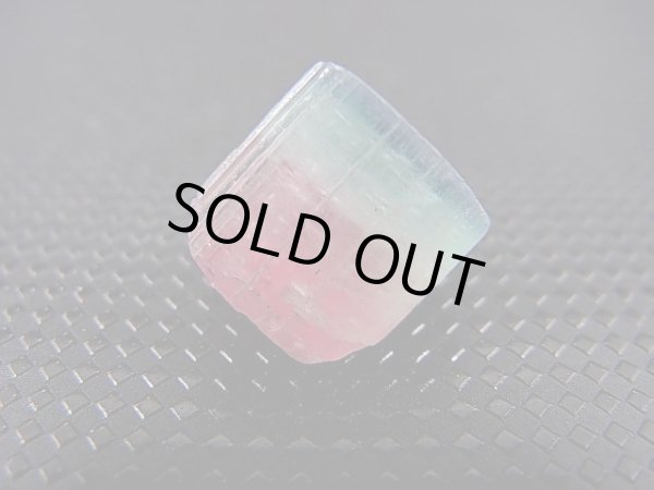 画像1: アフガニスタン産バイカラートルマリン結晶原石（ウォーターメロンカラー） 12.8カラット