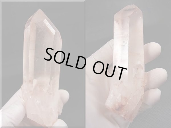 画像1: キャビネットサイズ：マダガスカル産ピンク水晶 234.2g