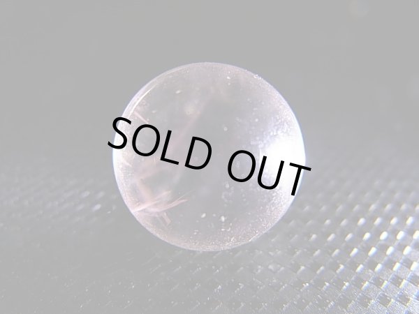 画像2: マダガスカル産ピンクエンジェルラダー水晶丸玉 14.5mm