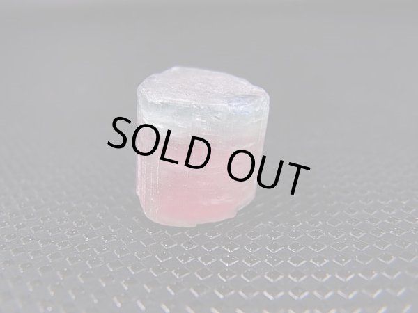 画像1: アフガニスタン産バイカラートルマリン柱状結晶（ピンク/ブルーグリーン） 14.6カラット