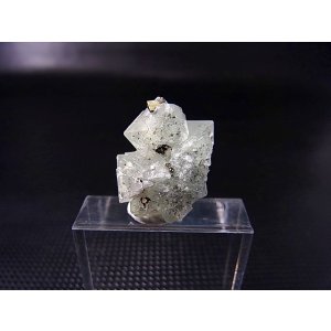 画像: 猪倉大成鉱山産パイライト付きグリーンフローライト原石 2.7g